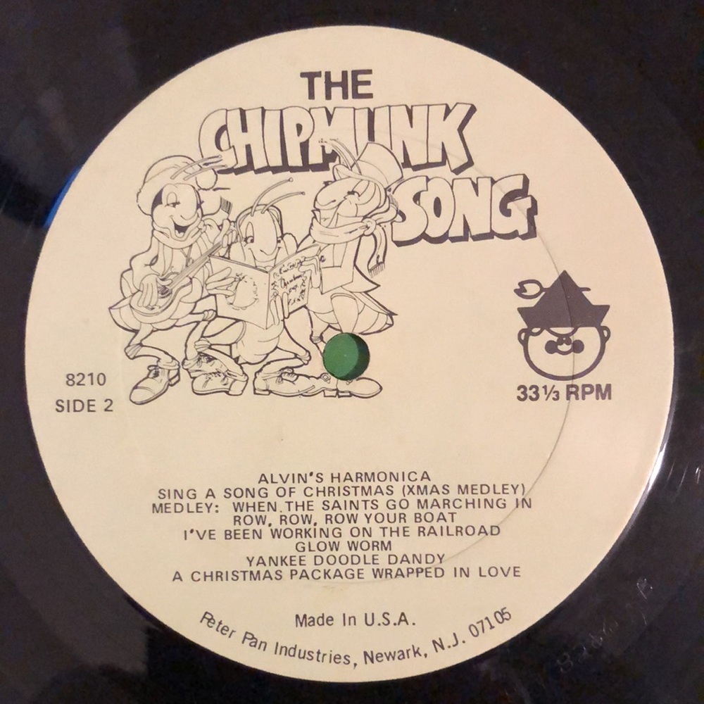 The Chipmunk Song Vinyl Lp '78 - Picture 5 of 6